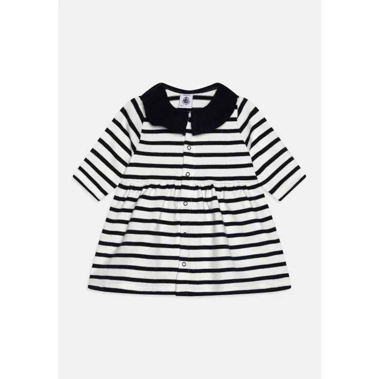 Petit Bateau BABY ROBE MARABOUT - Abito in maglia