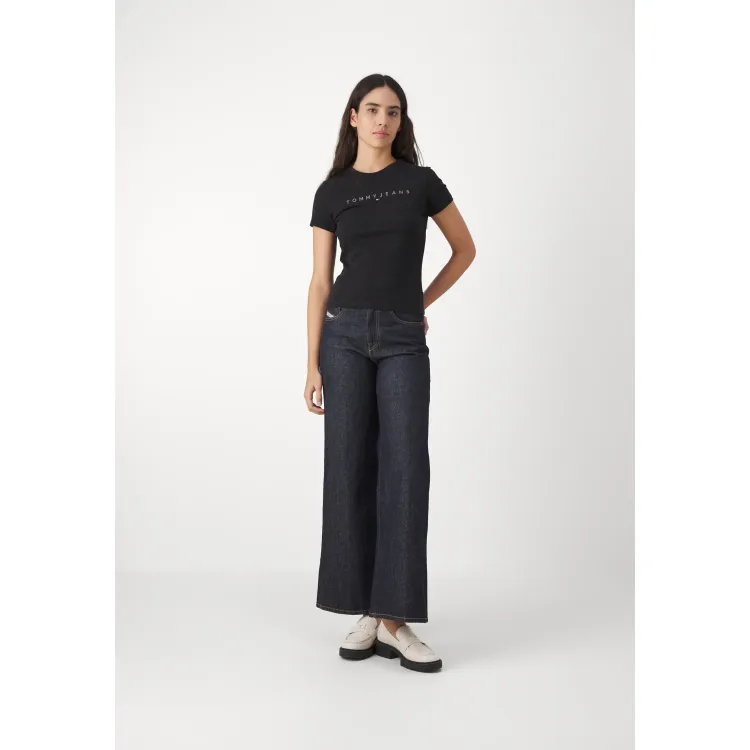Tommy Jeans SLIM TONAL LINEAR TEE - T-shirt con stampa