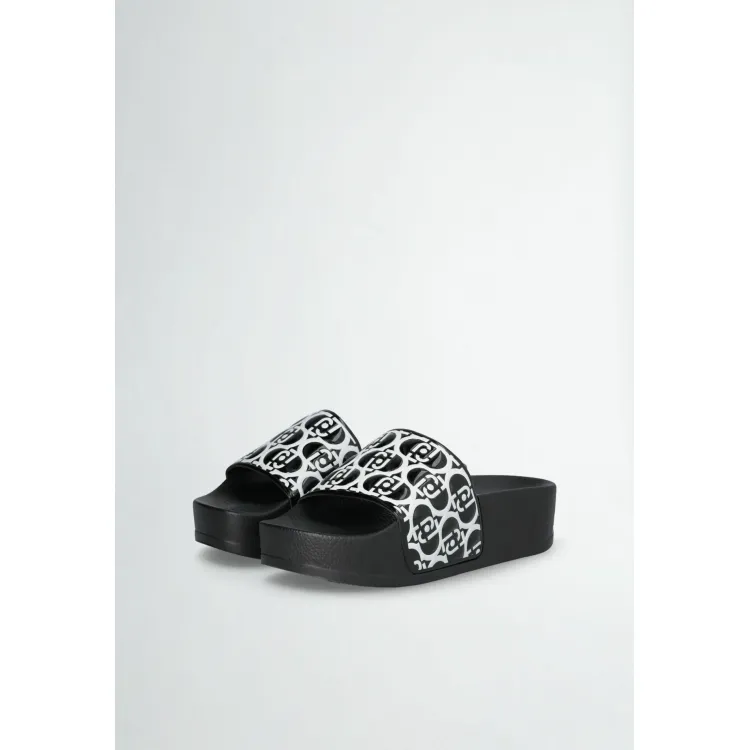 LIU JO MONOGRAM PRINT - Ciabatte da mare