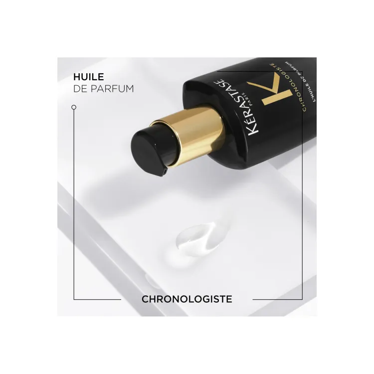 KÉRASTASE CHRONOLOGISTE HUILE DE PARFUM PERFUME INFUSED HAIR OIL FOR ALL HAIR TYPES - Trattamenti capelli