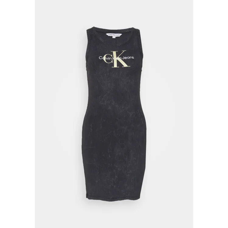 Calvin Klein Jeans ARCHIVAL MONOLOGO TANK DRESS - Vestito di maglina