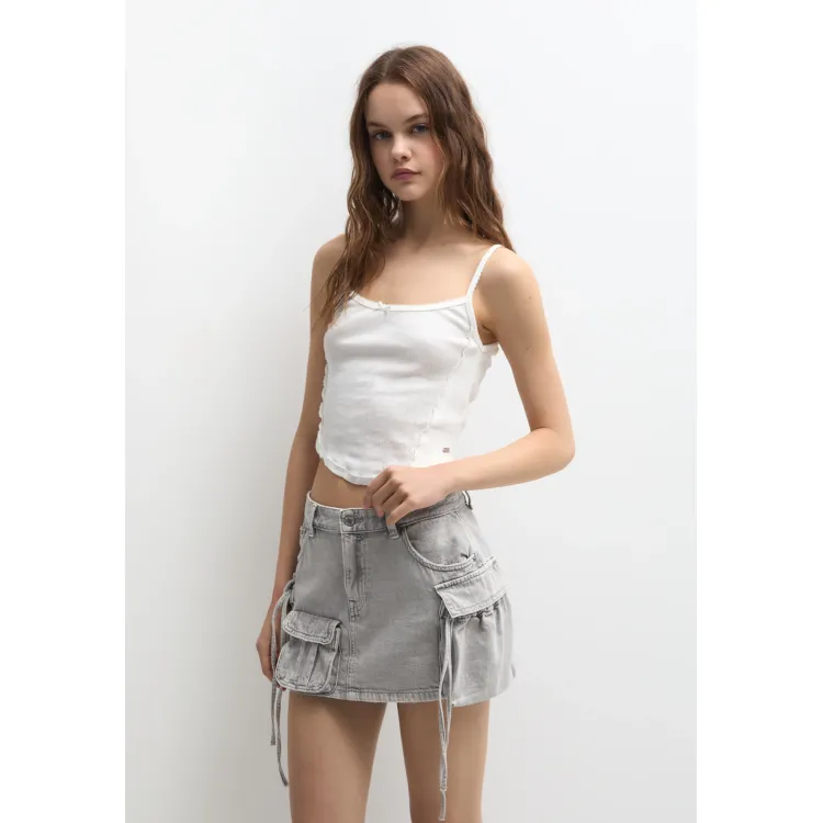 PULL&BEAR MULTIPLE POCKETS - Gonna a campana