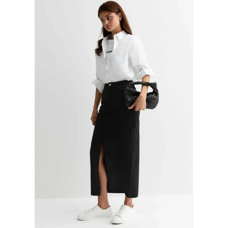New Look HIGH SPLIT FRONT CARGO - Gonna lunga