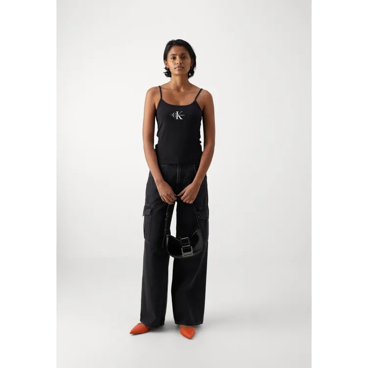 Calvin Klein Jeans MONOLOGO STRAPPY TANK- Top