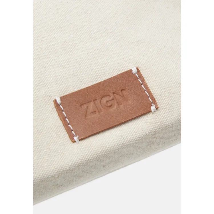 Zign LEATHER MIX WASH BAGS SET - Trousse