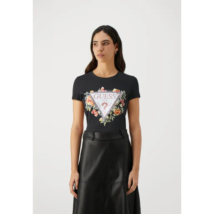 Guess TRIANGLE - T-shirt con stampa