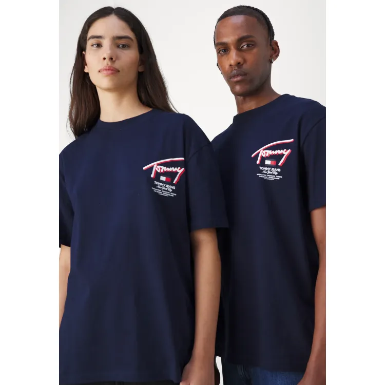 Tommy Jeans STREET TEE UNISEX - T-shirt con stampa