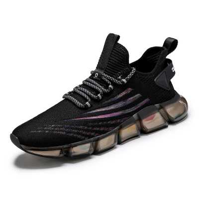 Men Sport Running Shoes Breathable Mesh Walking Sneakers 2021  Lace Up Athletic Shock Absorption Cushion Jogging Shoes Zapatillas