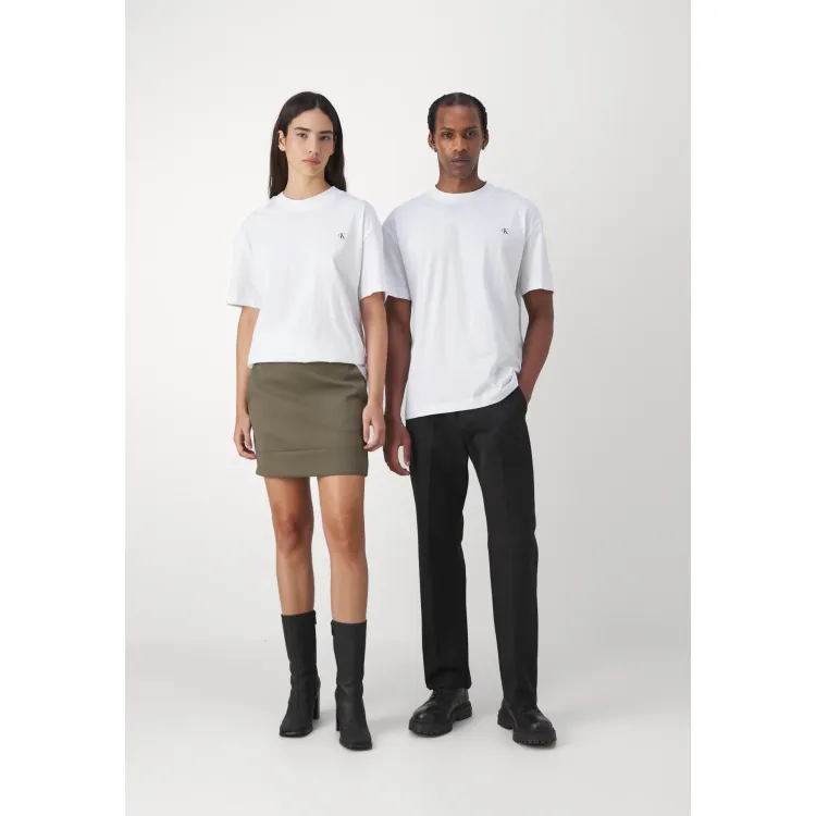 Calvin Klein Jeans BLOWN UP DIFFUSED STACKED TEE UNISEX - T-shirt con stampa
