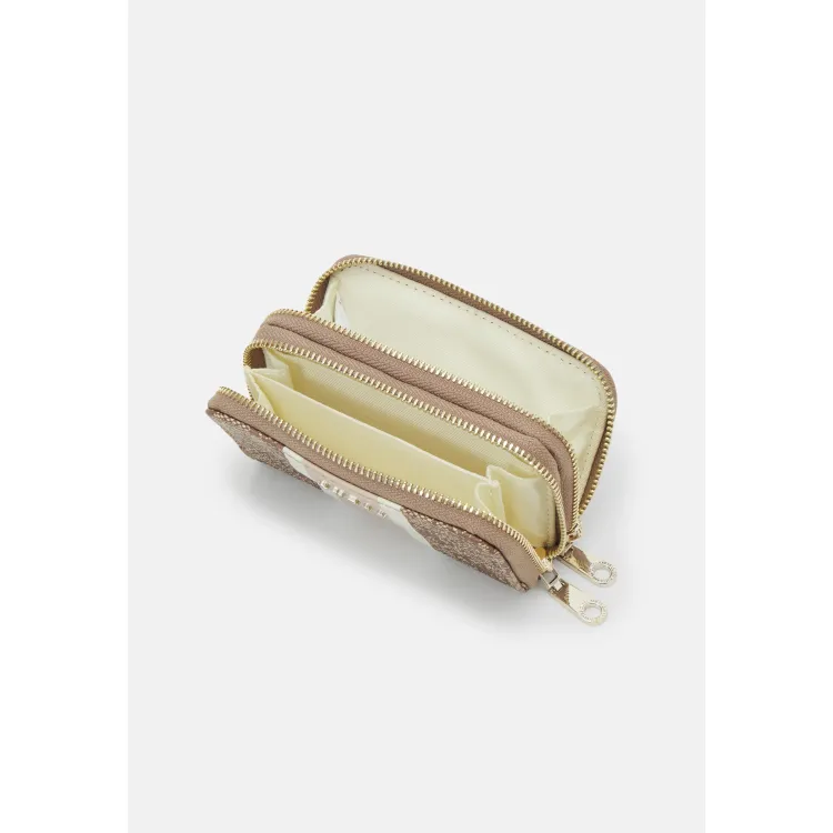 Guess DOUBLE ZIP MINI WALLET - Portafoglio