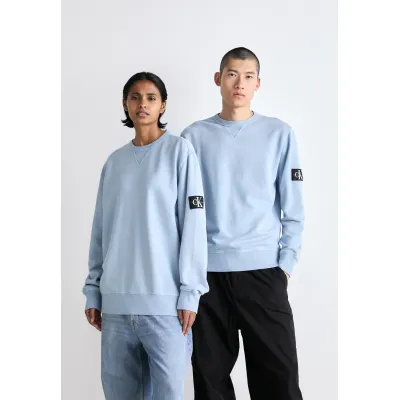 Calvin Klein Jeans WASHED BADGE CREW NECK UNISEX - Felpa
