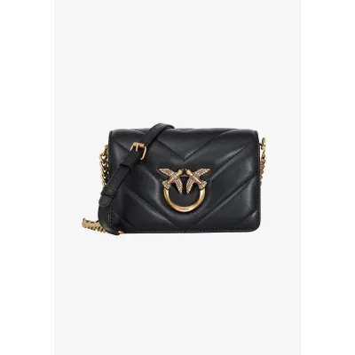 Pinko LOVE CLICK MINI TRACOLLA MAXI TRAPUNTATURA - Borsa a tracolla
