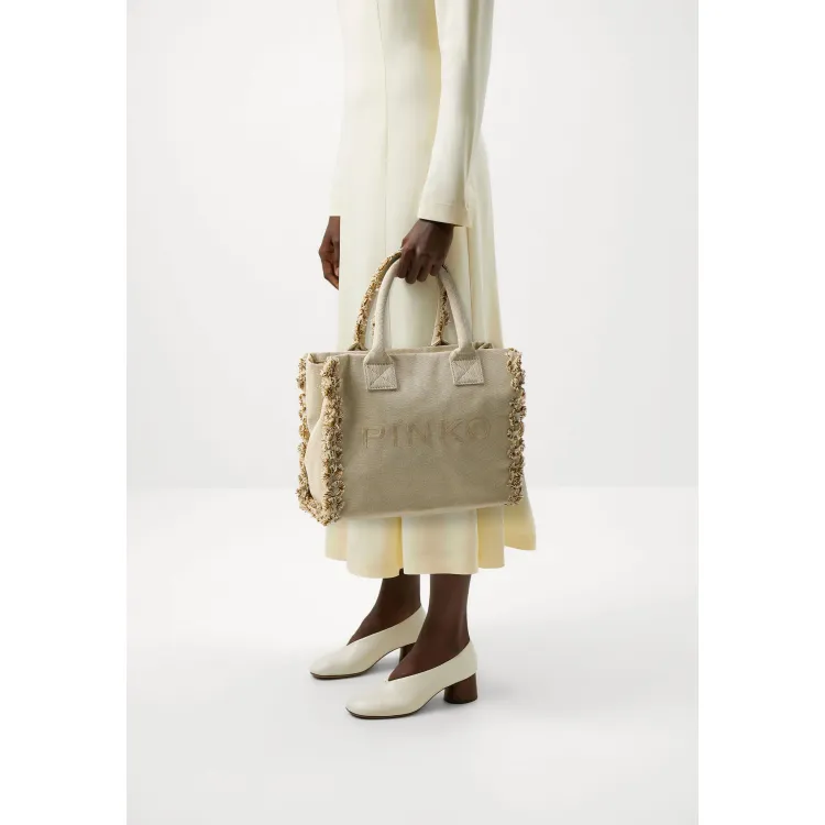 Pinko BEACH RICICLATO SALE PEPE - Shopping bag