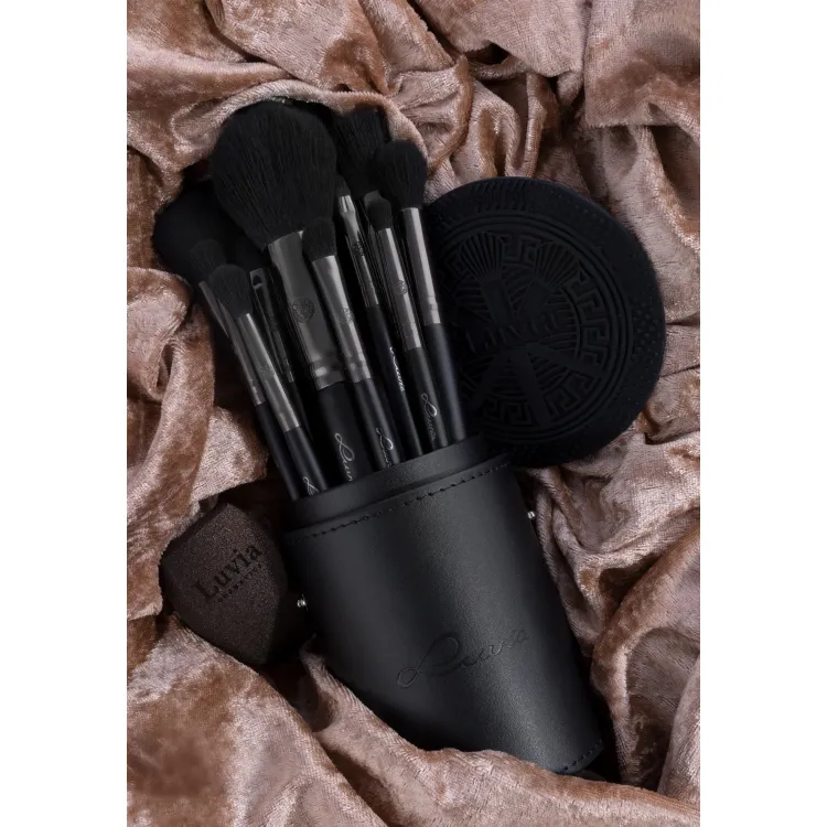 Luvia Cosmetics PRIME VEGAN PRO BLACK EDITION - Kit pennelli
