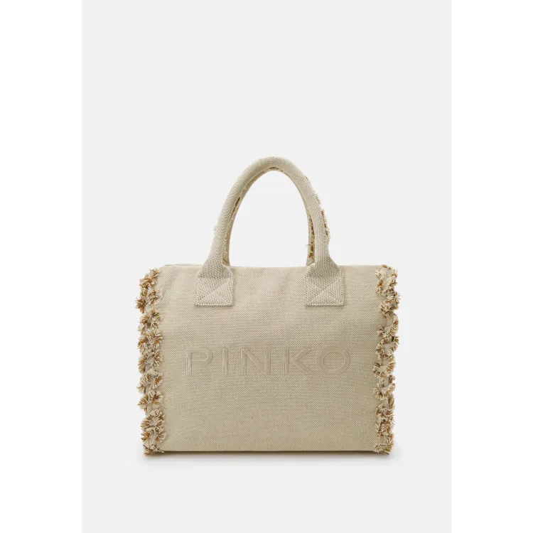 Pinko BEACH RICICLATO SALE PEPE - Shopping bag
