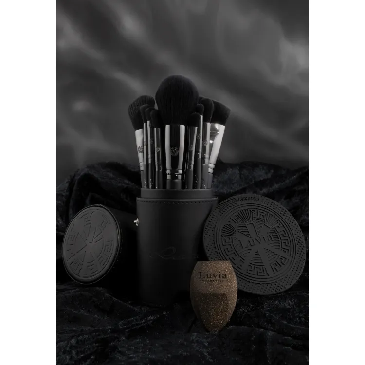 Luvia Cosmetics PRIME VEGAN PRO BLACK EDITION - Kit pennelli