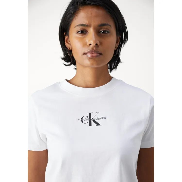 Calvin Klein Jeans MONOLOGO - T-shirt con stampa