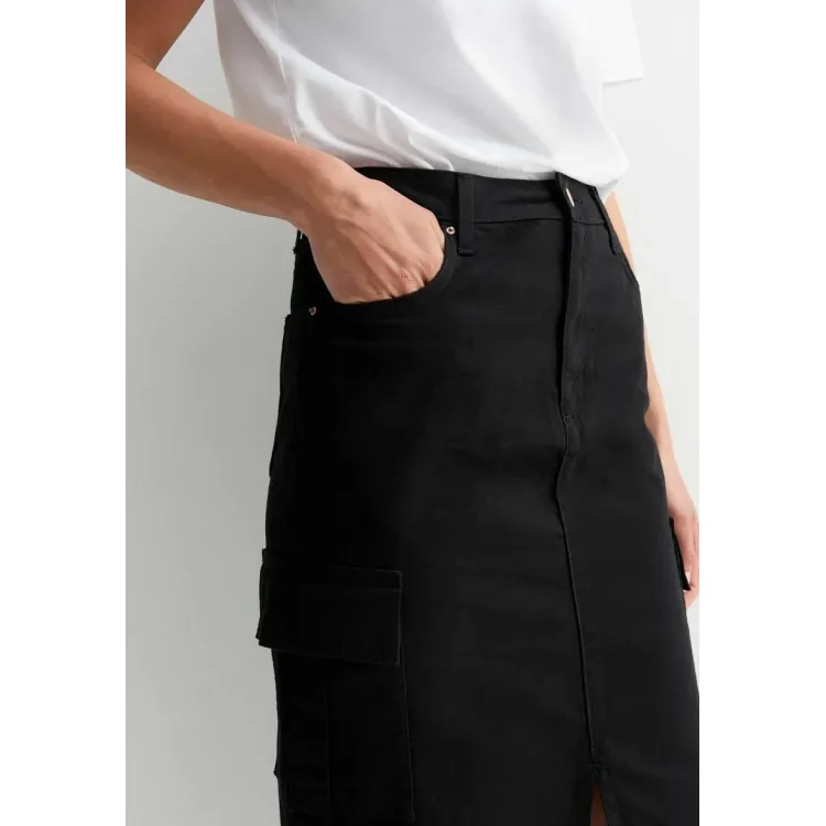 New Look HIGH SPLIT FRONT CARGO - Gonna lunga