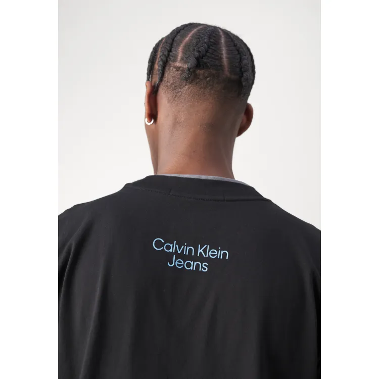 Calvin Klein Jeans 3D META MONOGRAM TEE UNISEX - T-shirt con stampa
