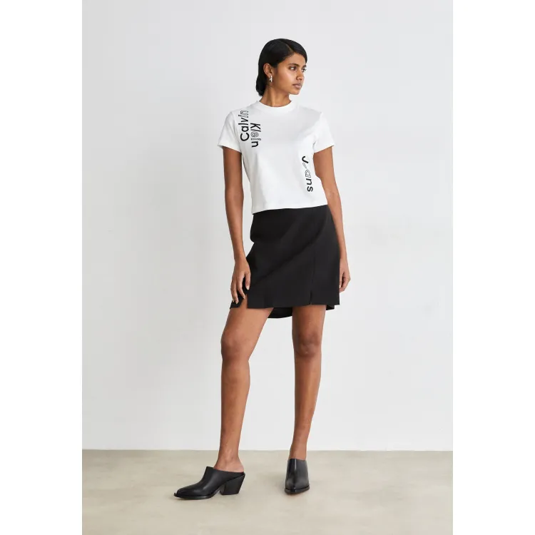 Calvin Klein Jeans MULTI PLACEMENT LOGO TEE - T-shirt con stampa
