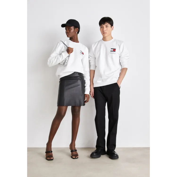 Tommy Jeans ESSENTIAL FLAG CNECK UNISEX - Felpa