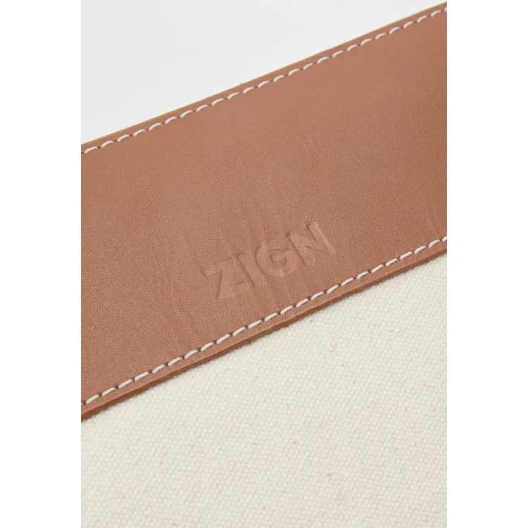 Zign LEATHER MIX WASH BAGS SET - Trousse