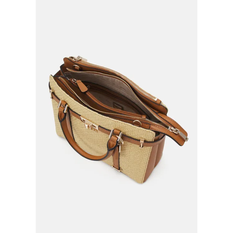 Guess EMILEE LUXURY SATCHEL - Borsa a mano