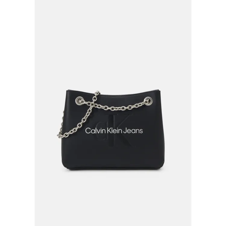 Calvin Klein Jeans SCULPTED SHOULDER BAG MONO - Borsa a mano