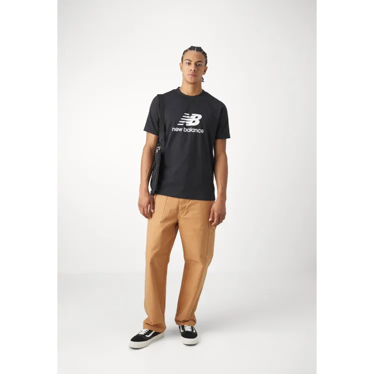 New Balance ESSENTIALS STACKED LOGO - T-shirt con stampa