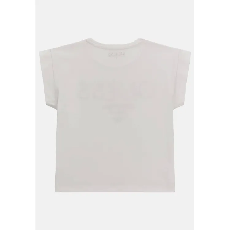 Guess FRONTLOGO STRASSSTEINE - T-shirt con stampa
