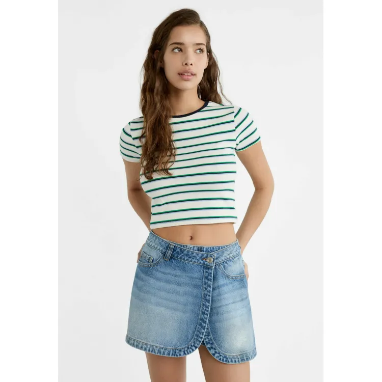 Stradivarius DOUBLE WAIST - Gonna a portafoglio