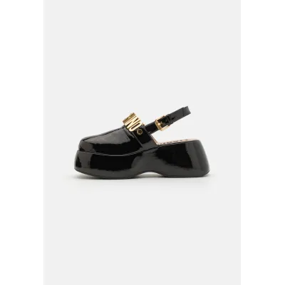 MOSCHINO MAXI LETTERING - Scarpe con plateau