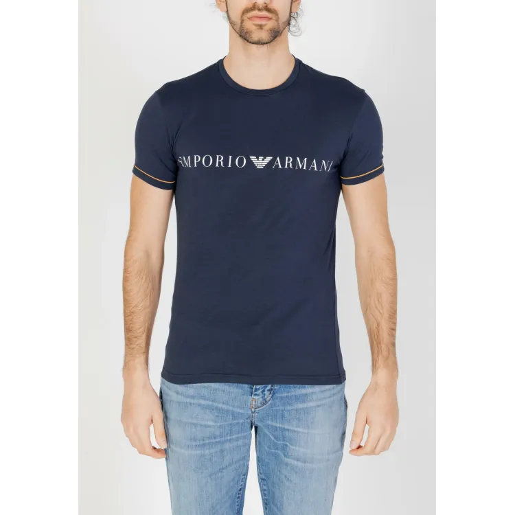Emporio Armani CREW NECK S SLEEVES - T-shirt con stampa