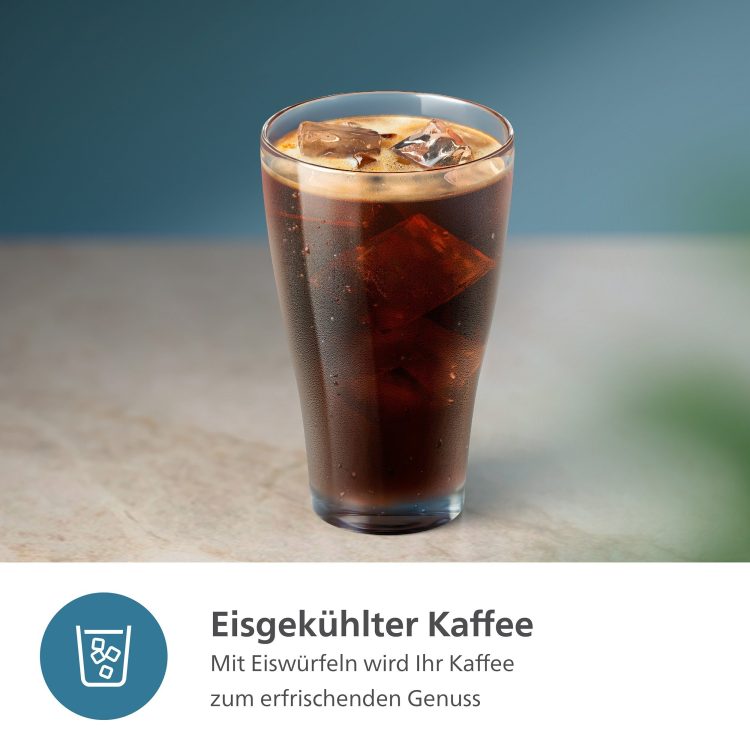 Philips Kaffeevollautomat EP3343/50 3300 Series, 6 Kaffeespezialitäten, mit LatteGo-Milchsystem, Weiß/Schwarz