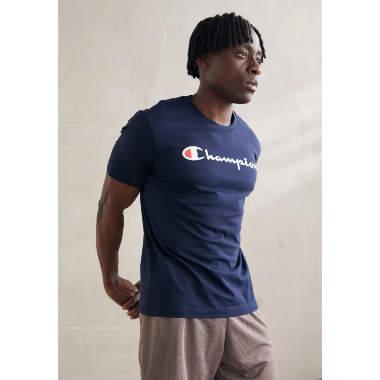 Champion ICONS CREWNECK LARGE LOGO - T-shirt con stampa