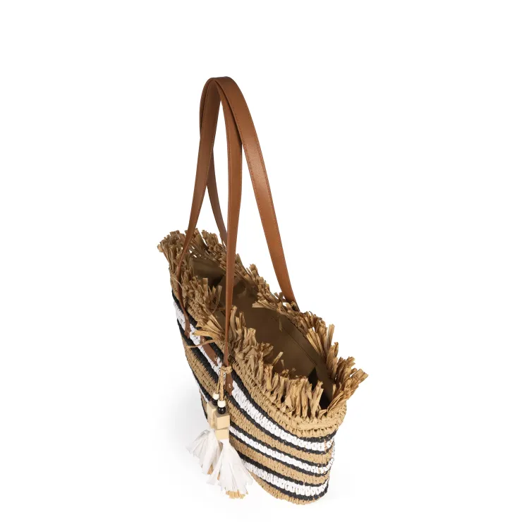 Gioseppo CAPAZO CON ADORNO DE FLECOS Y CUENTAS GRATON- Shopping bag