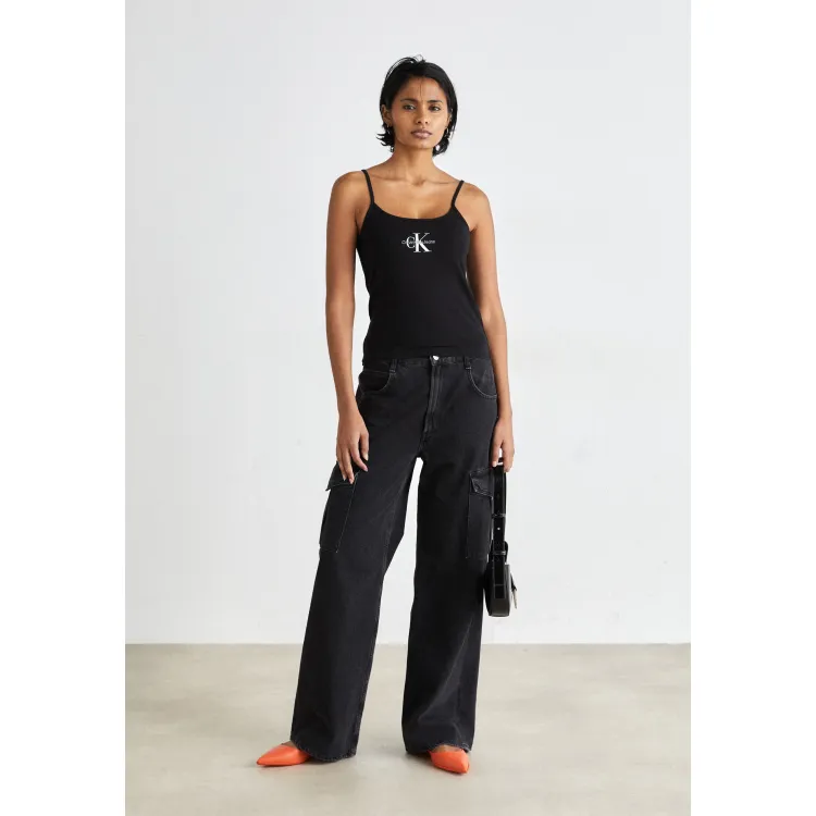 Calvin Klein Jeans MONOLOGO STRAPPY TANK- Top