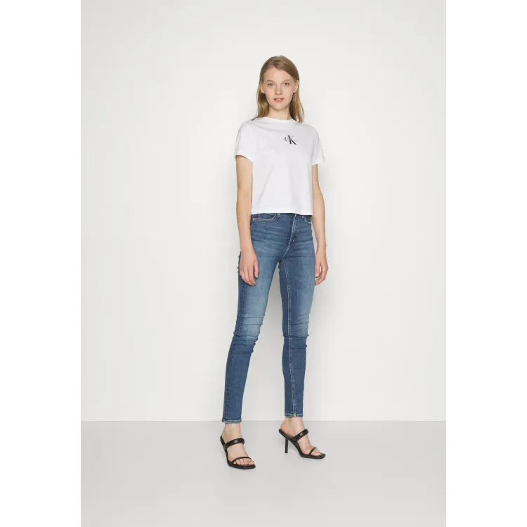 Calvin Klein Jeans CLASSIC CROP TEE - T-shirt con stampa