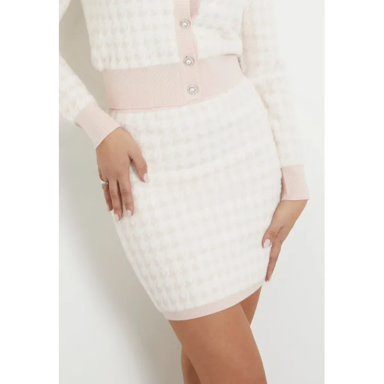 Guess MIT HAHNENTRITT-MUSTER - Minigonna