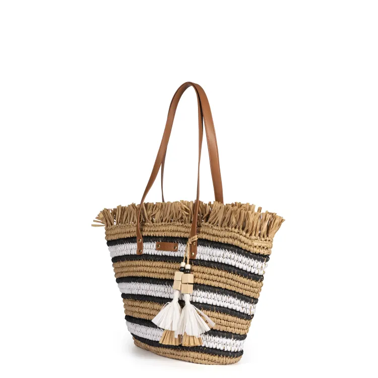 Gioseppo CAPAZO CON ADORNO DE FLECOS Y CUENTAS GRATON- Shopping bag