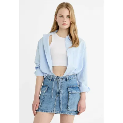 Stradivarius Gonna di jeans
