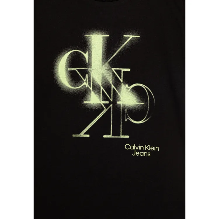 Calvin Klein Jeans SPRAY MONOGRAM UNISEX - T-shirt con stampa