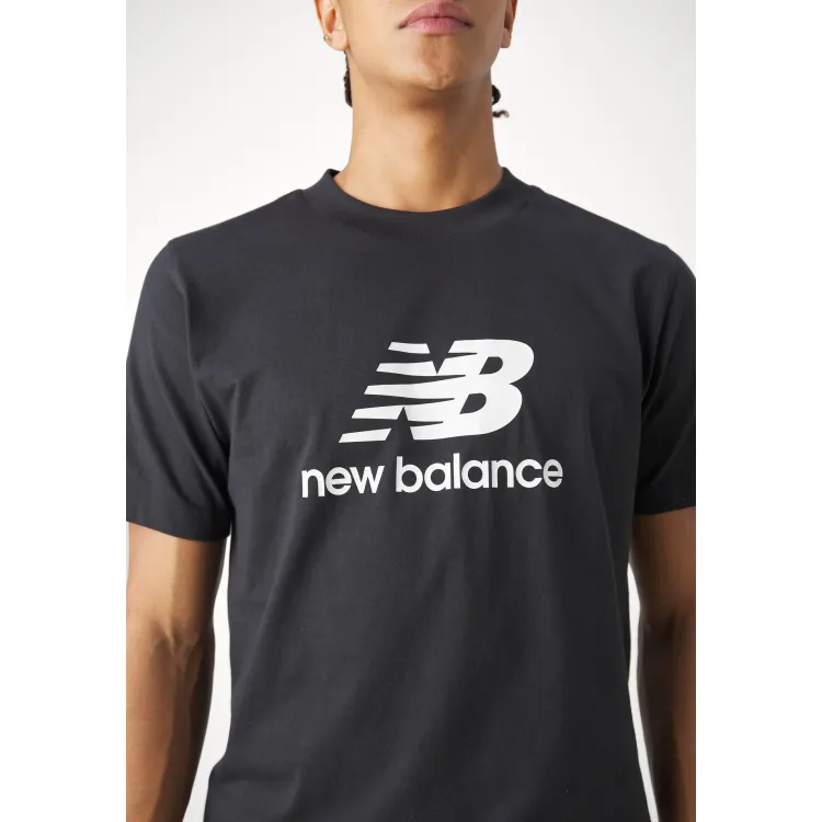 New Balance ESSENTIALS STACKED LOGO - T-shirt con stampa