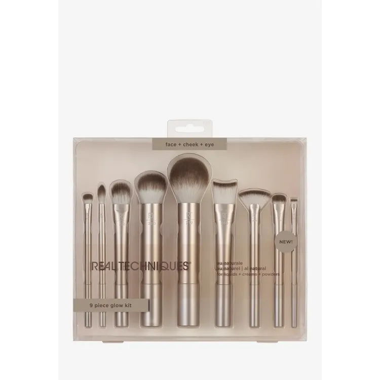 Real Techniques AU NATUREL COMPLETE BRUSH KIT - Kit pennelli