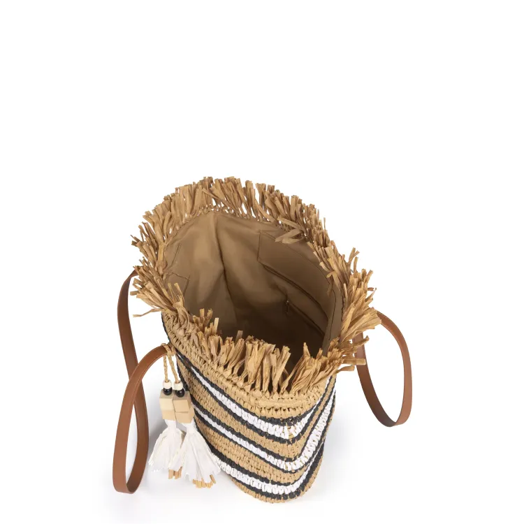 Gioseppo CAPAZO CON ADORNO DE FLECOS Y CUENTAS GRATON- Shopping bag