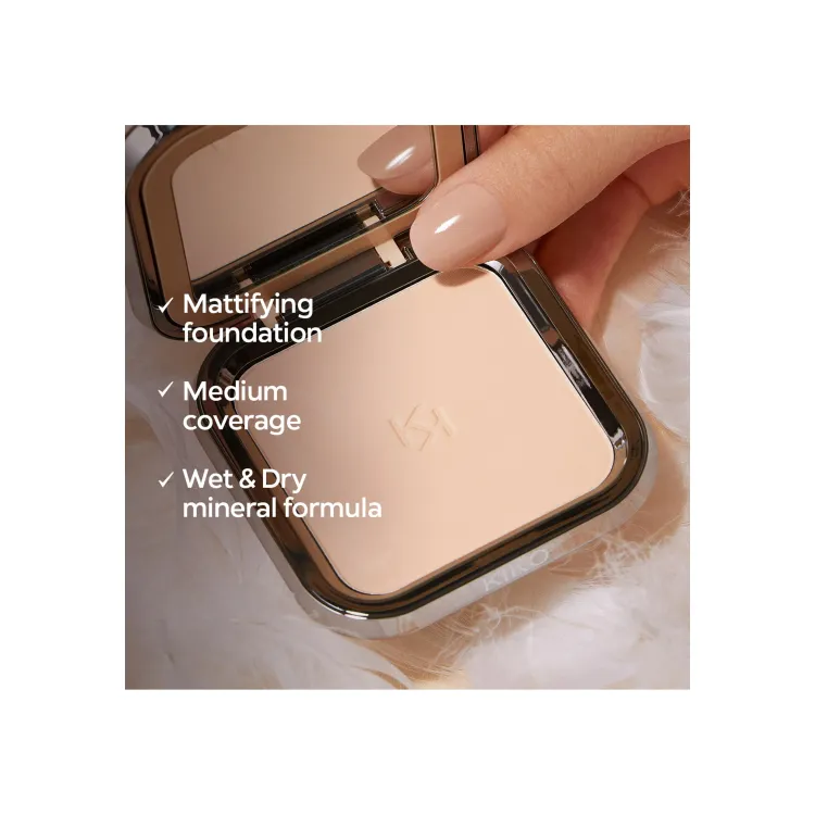 KIKO Milano WEIGHTLESS PERFECTION WET AND DRY POWDER FOUNDATION - Fondotinta