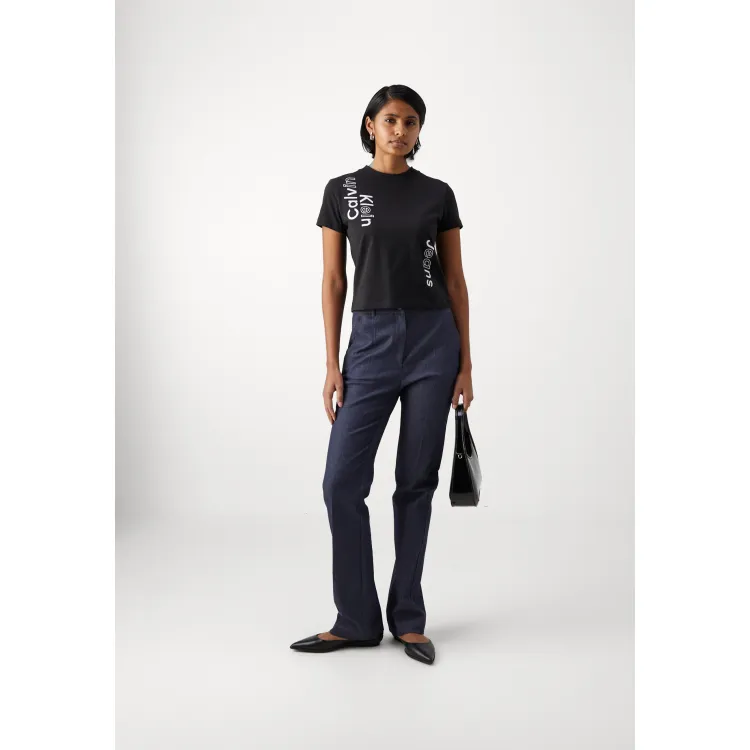 Calvin Klein Jeans MULTI PLACEMENT LOGO TEE - T-shirt con stampa