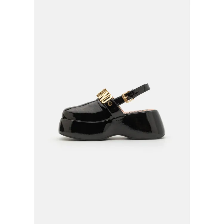 MOSCHINO MAXI LETTERING - Scarpe con plateau