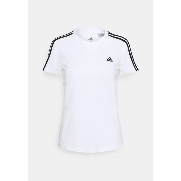 adidas Sportswear ESSENTIALS SLIM 3-STRIPES - T-shirt con stampa