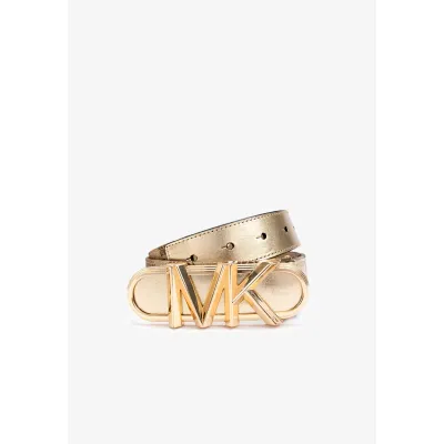 MICHAEL Michael Kors 32MM METALLIC LOGO - Cintura